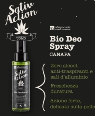 Bio Deo Spray Canapa - La Saponaria