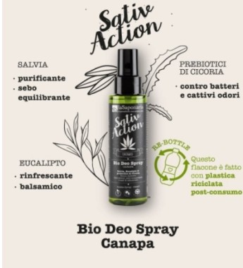 Bio Deo Spray Canapa - La Saponaria
