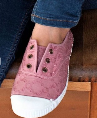 Bambas scarpe senza lacci ricamate N°23 - Cienta