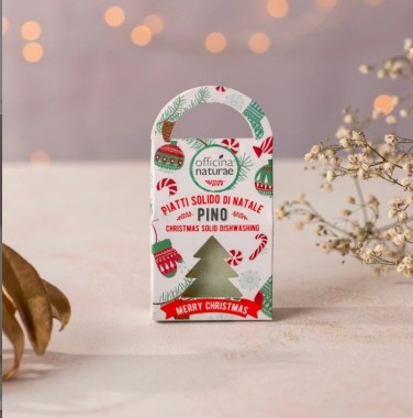 Solid pine-shaped Christmas plates - Officina Naturae
