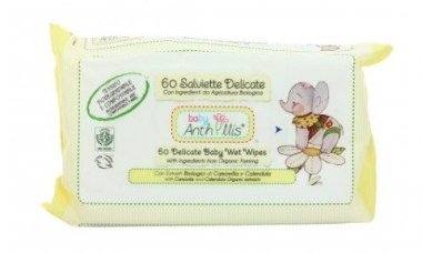 Delicate Organic Calendula Wipes - Baby Anthyllis