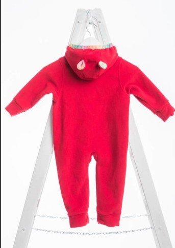 Tutona in felpa e pile BEAR ROMPER (taglia 80) Lenny Lamb
