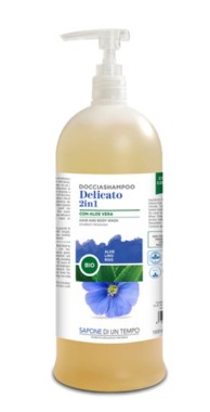 Bio Vegan 2 in 1 Shower Shampoo - Delicate (1,5 lt) - Soap of the past