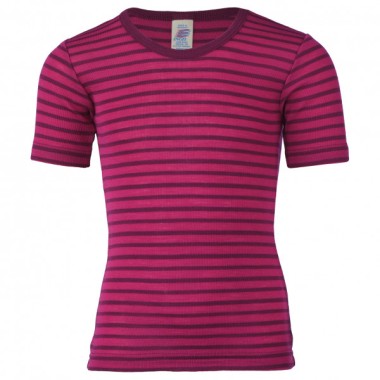 Short-sleeved T-shirt (merino virgin wool and silk) size 92 - Engel