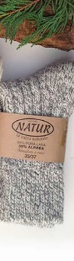 Calza corta NORDICA grigio melange (adulto) - NATUR