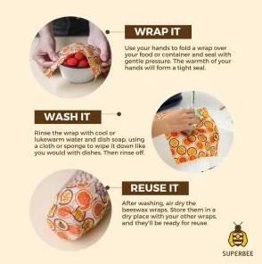 DIY Beeswax Wrap Kit for 3 - Superbee