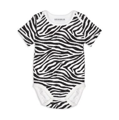 Short-sleeved bodysuit (ZEBRA) - Sleep-No-More