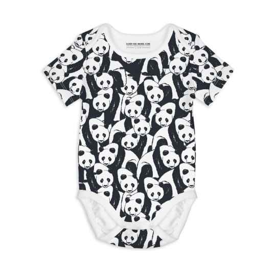 Short-sleeved bodysuit (PANDA) - Sleep-No-More