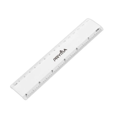 Righello in alluminio (15 cm) - Pryma