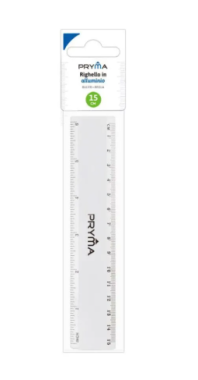 Righello in alluminio (15 cm) - Pryma