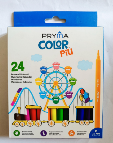 24 colored markers - Pryma