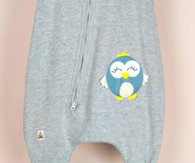 Sacco Nanna JJ (NO maniche) taglia 62/82 (GUFO VIOLA)