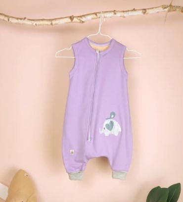 Sacco Nanna JJ (NO maniche) taglia 62/82 (GUFO VIOLA)