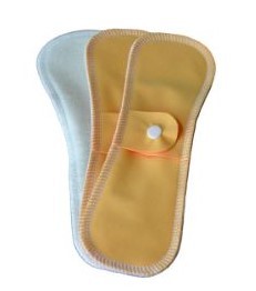 Kit prova igiene femminile lavabile in cotone biologico Lulu Nature